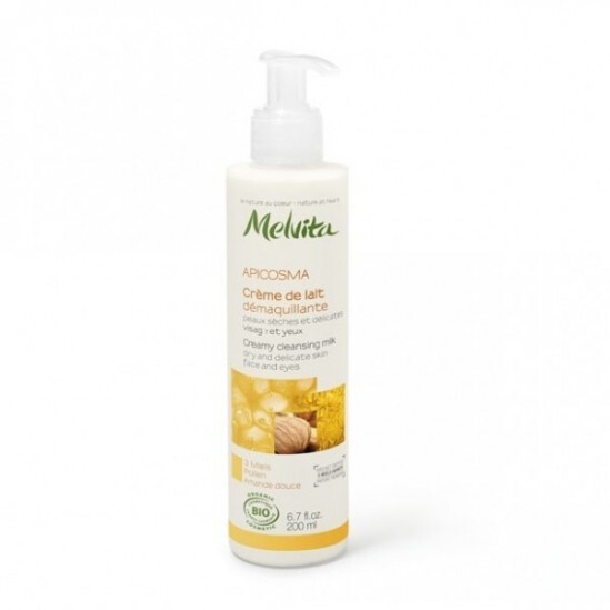 Melvita apicosma crème de lait démaquillante 200ml