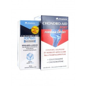 Arkopharma Chondro-Aid Fort 120 Gélules + Chondro-Aid Ice 3 Gel 30 ml 