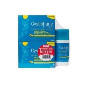 Cystiphane Cheveux et Ongles 2x120 comprimés + shampooing 100ml offert