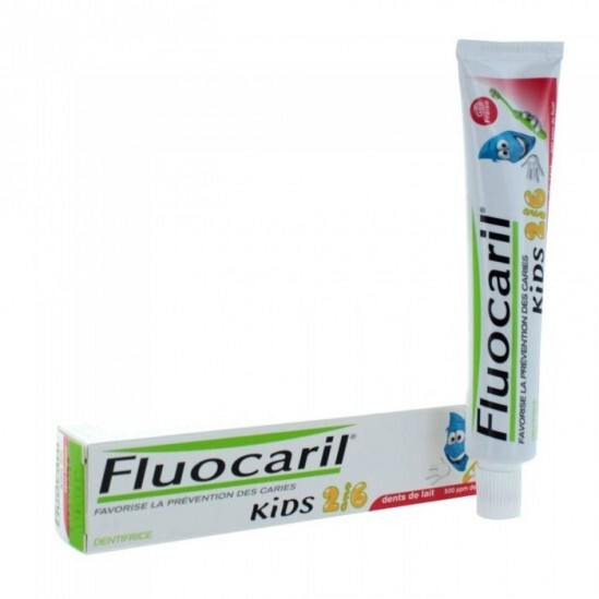 Fluocaril Kids Dentifrice Fraise 2-6 ans 50 ml