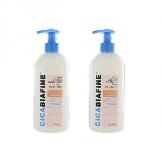 CicaBiafine Crème Douche Anti-Irritations 2 x 400 ml