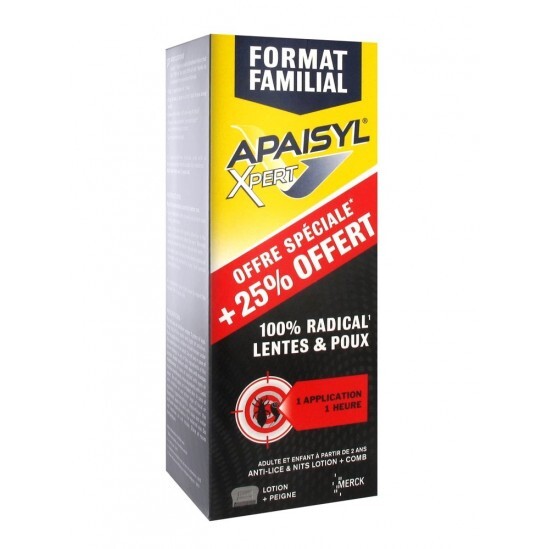 Apaisyl xpert lentes et poux 250 ml