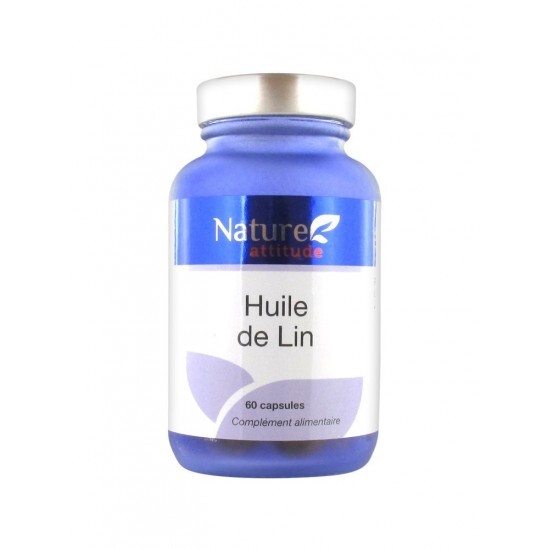 Nature Attitude Huile de Lin 60 capsules