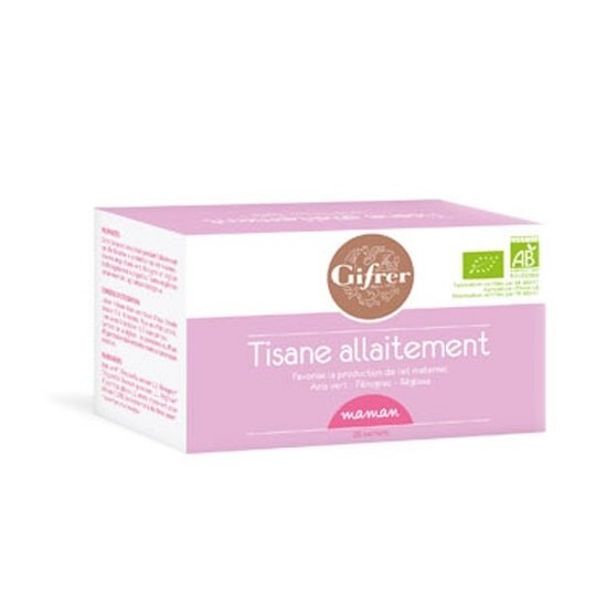 Gifrer Tisane Allaitement Bio 20 sachets