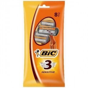 Bic 3 sensitive 3 lames 8 rasoirs 