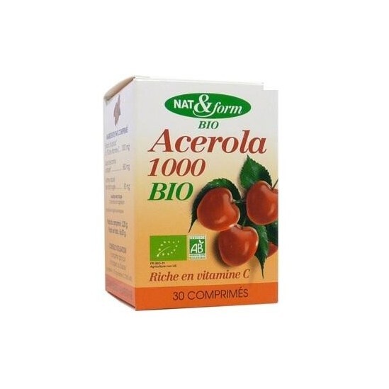 Atlantic Nature Acerola 1000 Bio 30 comprimés