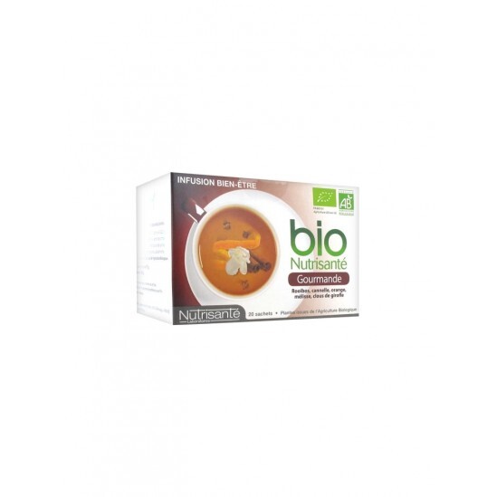 Nutrisanté Infusion Bio Gourmande 20 Sachets