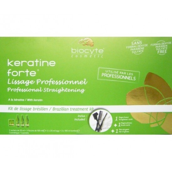 Biocyte keratine forte kit de lissage brésilien 