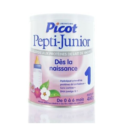 Picot pepti junior lait  allergie 1er âge 460g