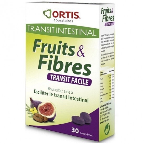 Ortis fruits & fibres transit facile 30 comprimés