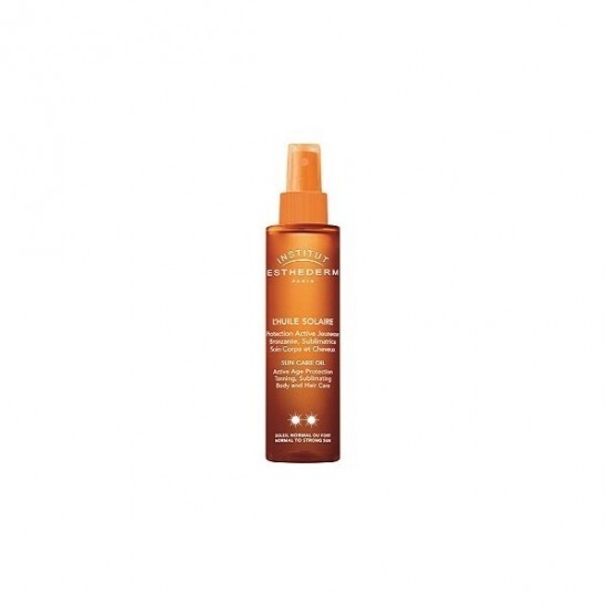 esthederm huile solaire soleil normal à fort 150ml