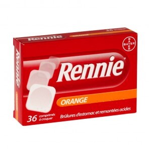 Rennie orange 36 comprimés...