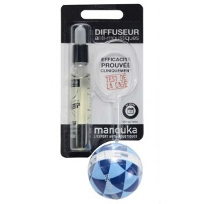 Manouka Boule Diffuseur Anti-Moustiques Orange + Recharge 6ml