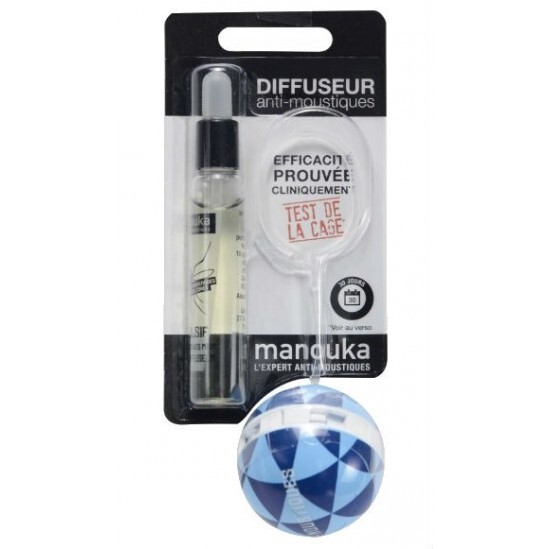 Manouka Boule Diffuseur Anti-Moustiques Orange + Recharge 6ml