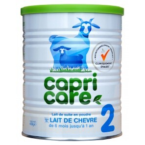 Capricare Lait de Chèvre 2ème Age de 6 à 12 mois boite de 400g