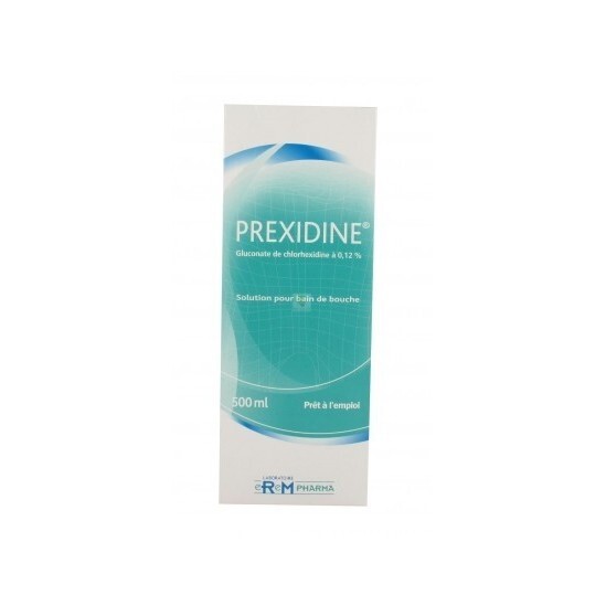 Prexidine 0,12% solution pour bain de bouche 500ml