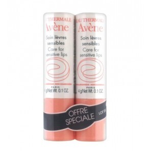 Avène Soin Lèvres Sensibles Lot de 2 x 4 g