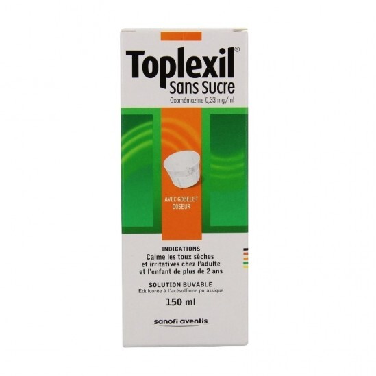 Toplexil 0,33 Mg/Ml Sans Sucre Solution Buvable 150ml