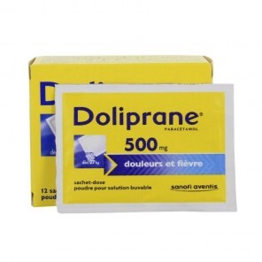 DOLIPRANE 500MG PDR OR B/12SACH