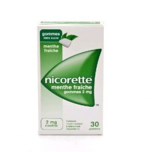 Nicorette gomme à mâcher...