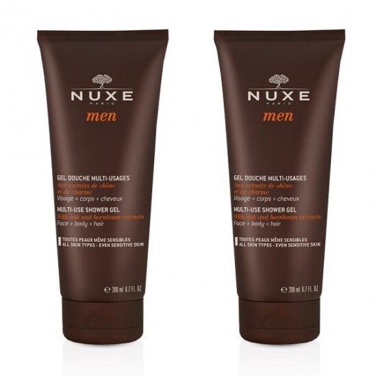 Nuxe Men Gel Douche Multi-Usages Lot de 2 x 200 ml