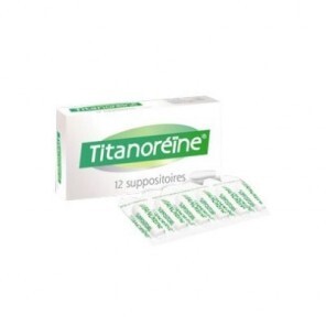 Titanoréïne 12 suppositoires