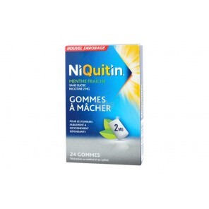 NIQUITIN menthe fraiche 2mg...