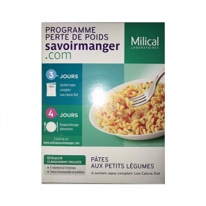 Milical LCD Pâtes Petits Légumes 4 sachets