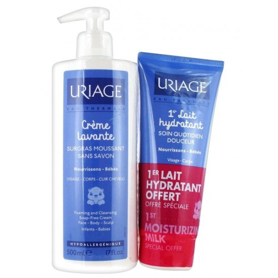 URIAGE BB CR LAV 500ML+1ER LAIT OFFERT