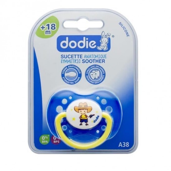 Dodie sucette silicone +18 mois garçon 1 sucette