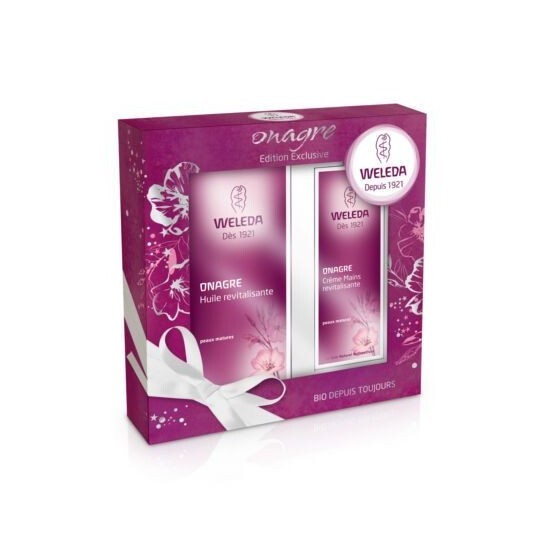 Weleda Huile Onagre Coffret + Crème Mains 50 ml Offerte