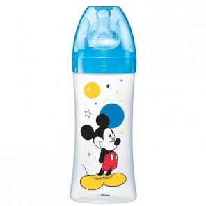 Dodie Biberon Initiation 330Ml Mickey Bleu Plus de 6 Mois