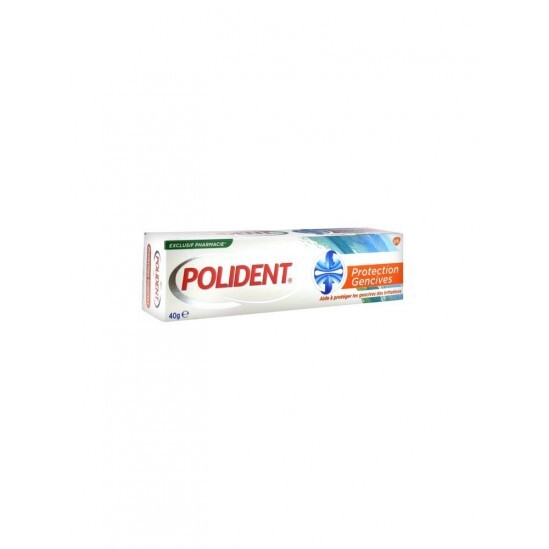 Polident Protection Gencives Crème Fixatrice pour Appareils Dentaires 40 g