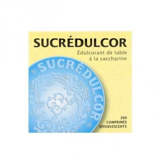 Sucredulcor edulcorant de table à la saccharine 260 comprimés