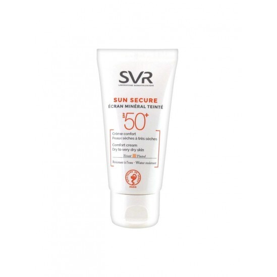 SVR Sun Secure Écran Minéral Teinté Crème Confort SPF 50+ 50 ml