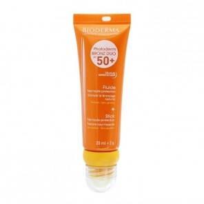 Bioderma Photoderm Bronz Duo Fluide 20ml + Stick Tres Haute Protection Spf50+ 2g