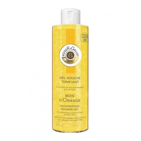 Roger & Gallet Gel Douche Tonifiant Bois d'Orange 400 ml 