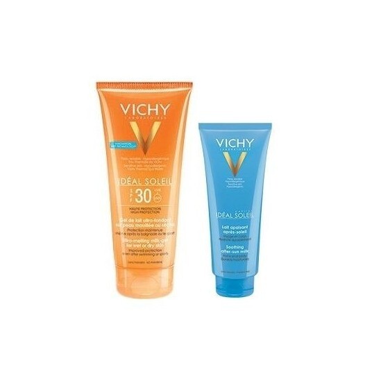 Vichy Ideal Soleil Offre Gel De Lait Spf30 200ml + Apres Soleil 100ml 