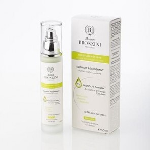 Bronzini Soin Nuit Régénérant Détoxifiant Cellulaire - Tous types de peaux 50 ml 