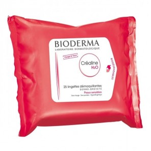 Bioderma Créaline H2O 25 lingettes démaquillantes
