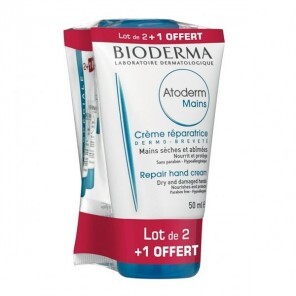 Bioderma atoderm mains crème réparatrice 50ml x3