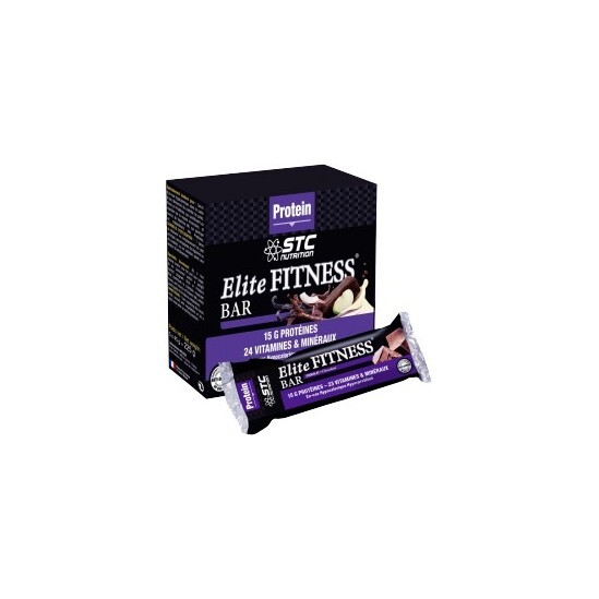 STC NUTRITION Elite Fitness Bar Chocolat x5