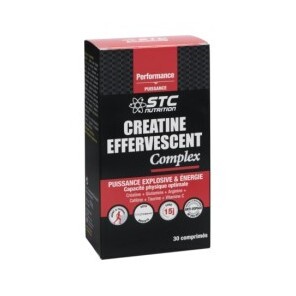 STC Nutrition Créatine Effervescent Complex 2 x 15 Comprimés