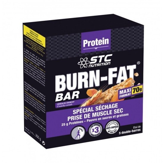 STC NUTRITION Burn Fat Bar x5 barres