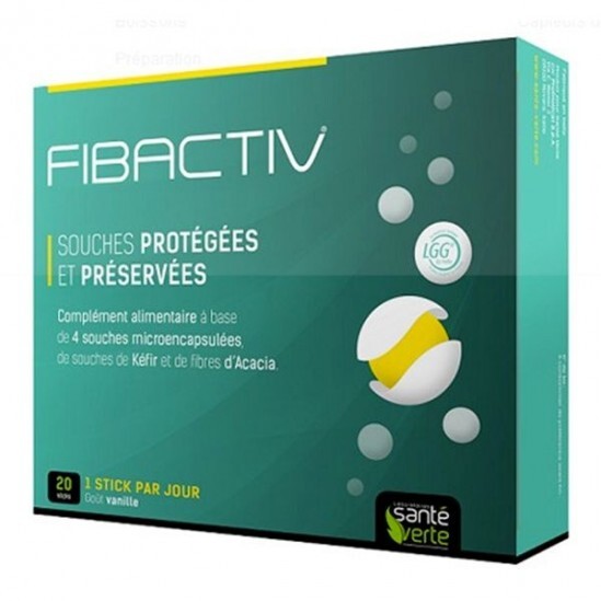 Fibactiv Complément Alimentaire 20 Sticks