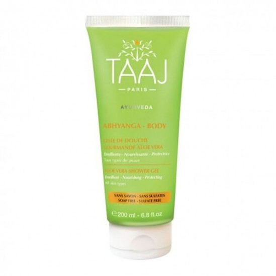 Taaj Abhyanga Gelée de Douche Gourmande Aloe Vera 200 ml