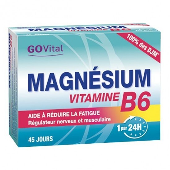 Go Vital magnésium vitamine B6 45 comprimés