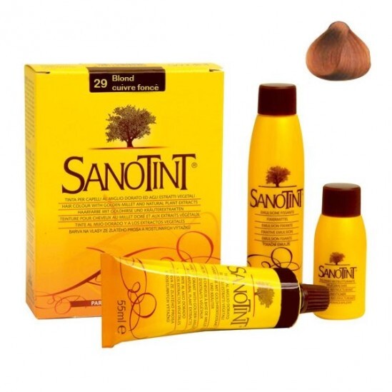 Sanotint Teinture Cheveux Blonc Cuivré Foncé N°29