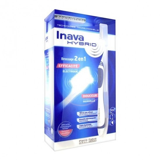 Inava brosse à dent électrique hybrid 2 en 1