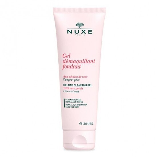 Nuxe Gel Démaquillant Fondant aux Pétales de Rose 125ml